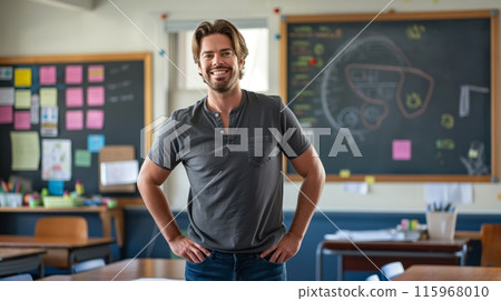 Teacher In A Classroom 115968010