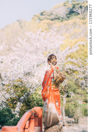 一個穿著和服的女人 一個穿著和服的女人 115968277