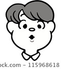 「u」形嘴形的插圖 115968618