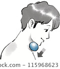 使用球訓練鼻咽肌的圖示 115968623