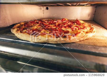 Commercial kitchen pizza 115968820