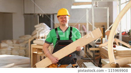 Portrait of a smiling carpenter Portrait of a smiling carpenter 115969908