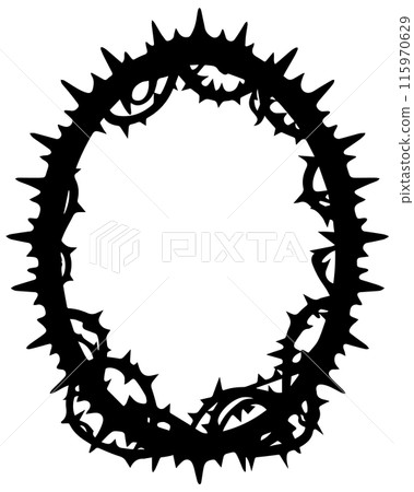 黑刺裝飾框 黑刺裝飾框 115970629