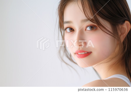 Beautiful skin for women and skin care “AI generated images” 115970636