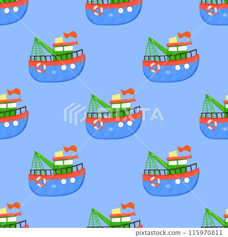 seamless pattern with both  115970811