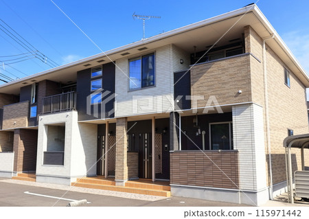 出租公寓和住宅區的形象 115971442