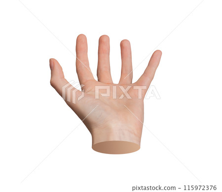 Cup-shaped and holding, taking something invisible, gesture, sign isolated on white background Cup-shaped and holding, taking something invisible, gesture, sign isolated on white background 115972376
