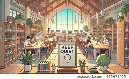 安靜的圖書館 115973925