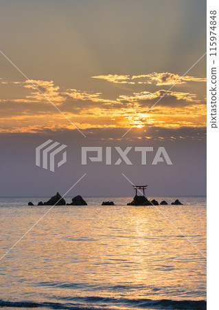 那田海岸的早晨（大分縣杵築市） 115974848