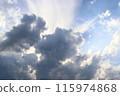 Rain clouds after the rain 115974868