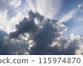 Rain clouds after the rain 115974870