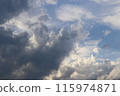 Rain clouds after the rain 115974871