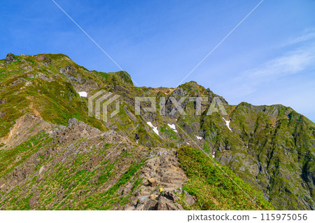 (Gunma Prefecture) One Hundred Famous Mountains: Tanigawadake Nishikuro Ridge (Gunma Prefecture) One Hundred Famous Mountains: Tanigawadake Nishikuro Ridge 115975056