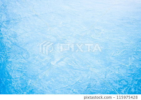 Closeup of electric blue ice surface  Closeup of electric blue ice surface  115975428
