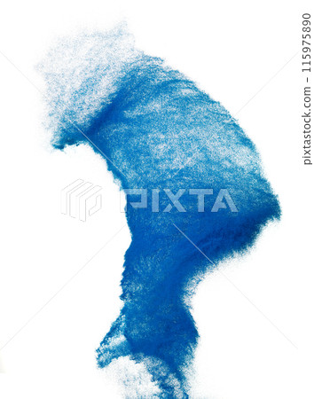 Blue Sand Storm desert with wind blow spin swirl around. Blue sand tornado storm with high wind. Fine Sand circle around, White background Isolated throwing particle element object Blue Sand Storm desert with wind blow spin swirl around. Blue sand tornado storm with high wind. Fine Sand circle around, White background Isolated throwing particle element object 115975890