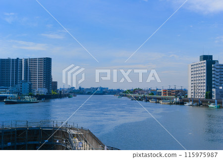 2024 年 6 月，東京江戶川區舊江戶川沿岸風景 115975987