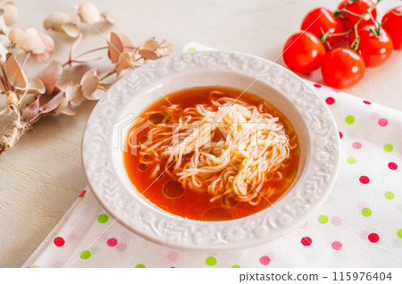 Gazpacho-style tofu noodles Gazpacho-style tofu noodles 115976404