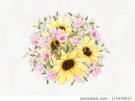 Summer flower bouquet Summer flower bouquet 115976617
