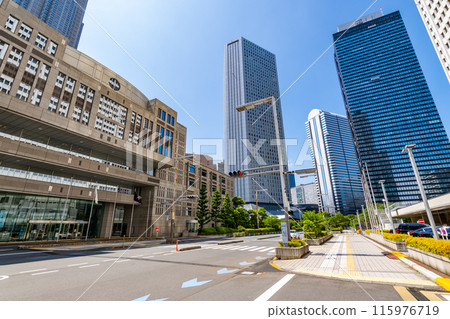 Shinjuku Subcenter Parliament Street and Skyscrapers 2024.06 115976719