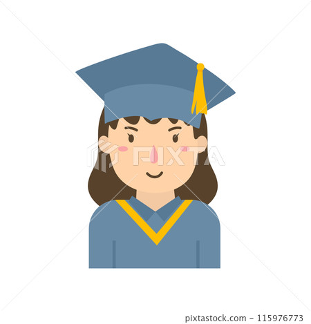 Hand drawn graduation illustration  115976773