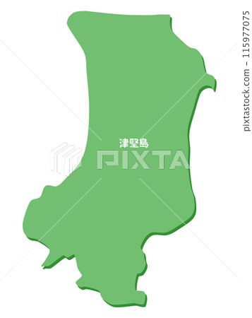 Shape of Tsuken Island (Okinawa Prefecture) Shape of Tsuken Island (Okinawa Prefecture) 115977075