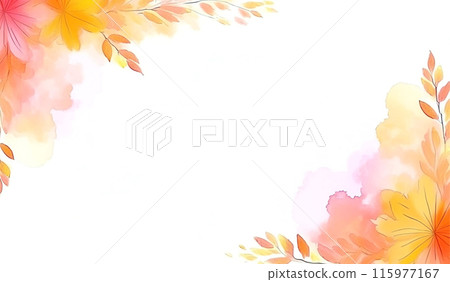 Abstract, orange, autumn, autumn leaves, pink, watercolor, texture, light, color, bright, pattern, bokeh, 115977167