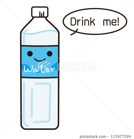 可愛的塑膠瓶水 115977289