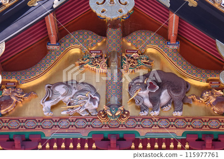 日光市 日光東照宮 上神湖 想像中的大象 115977761