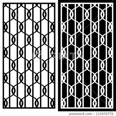 vector abstract laser cutting motif pattern vector abstract laser cutting motif pattern 115978778