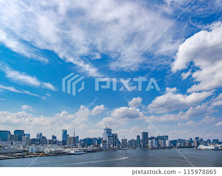 從彩虹橋看的東京街景(竹芝、日之出、芝浦方向) 從彩虹橋看的東京街景(竹芝、日之出、芝浦方向) 115978865