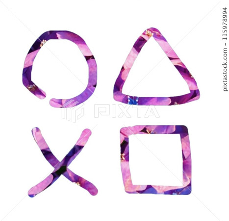 Circle x triangle square handwritten text and hydrangea background 3 Circle x triangle square handwritten text and hydrangea background 3 115978994