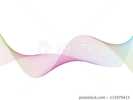 Abstract background illustration of curved lines 115979415