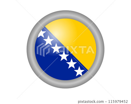 世界國旗波士尼亞與赫塞哥維納圖標 115979452