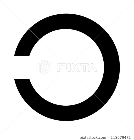 Landolt rings for visual acuity testing Landolt rings for visual acuity testing 115979471