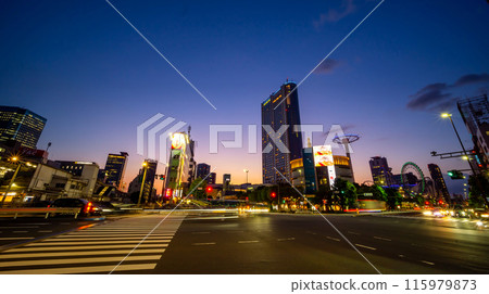 Tokyo Suidobashi night view 2024 Tokyo Suidobashi night view 2024 115979873