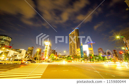 Road bridge night view 2024 115980044