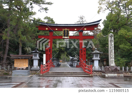 氣比神社：大鳥居（福井縣敦賀市） 115980515