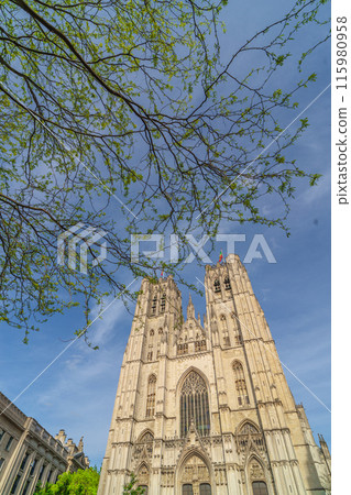 Belgium Brussels St. Michel Cathedral 115980958