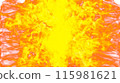 3d illustration. Flame flare on white background.  115981621