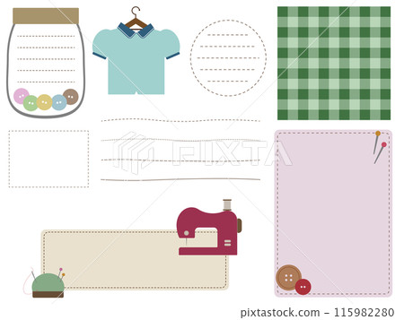 Sewing illustration 115982280