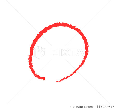 簡單的手繪圓圈圖 115982647