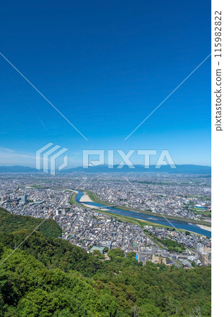 [岐阜城] 從天守閣展望台眺望絕美全景 115982822