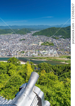 [岐阜城] 從天守閣展望台眺望絕美全景 115982827