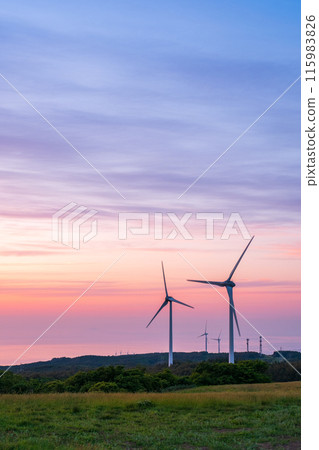 Nikaho Plateau (evening view) 115983826