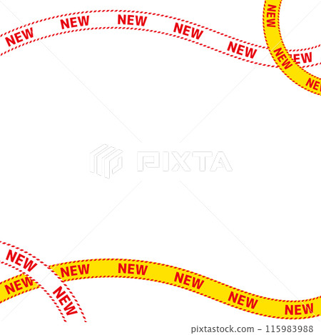 Decorative frame material of colorful curved tape with letters that can be used for new products Decorative frame material of colorful curved tape with letters that can be used for new products 115983988