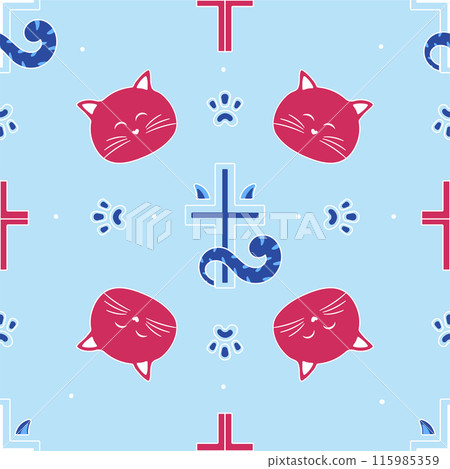 Pastel baby blue pattern for religious theme 115985359