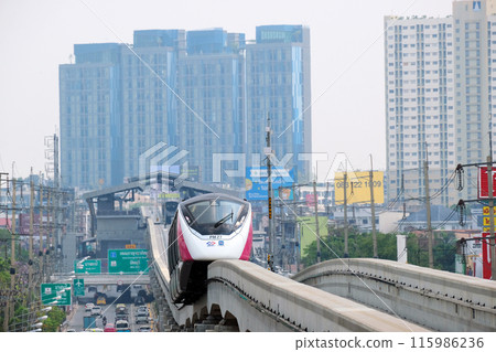 泰國曼谷的交通系統 MRT 粉紅線 泰國曼谷的交通系統 MRT 粉紅線 115986236