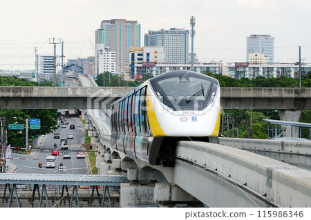 交通 泰國曼谷 MRT 黃線 115986346