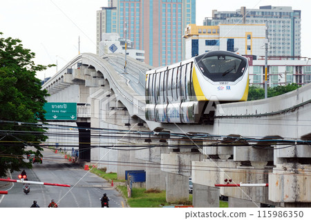 交通 泰國曼谷 MRT 黃線 交通 泰國曼谷 MRT 黃線 115986350