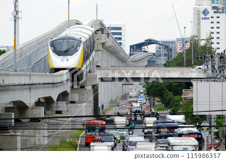 交通 泰國曼谷 MRT 黃線 115986357